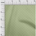 thumbnail image 2 of oneOone Rayon Green Fabric Houndstooth Sewing Material Print Fabric By The Yard 56 Inch Wide, 2 of 4