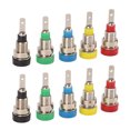 thumbnail image 3 of Prise Banane, 10A Maximum PA Shell 2mm Panneau de Fixation Post Adaptateur Sûr pour l'Électronique pour les Navires pour RVs, 3 of 8