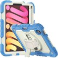 thumbnail image 1 of navor Rugged Cover Compatible with iPad Mini 6 (2021), Rotatable Kickstand Shoulder & Hand Strap Shockproof Heavy Duty Protective Case, 1 of 9