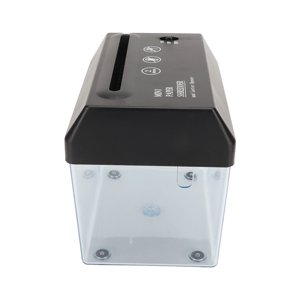 Mini Déchiqueteuse de papier électrique, Batterie de déchiqueteuses de papier enveloppe alimentée Coupe de bande d'ouverture pour bureau