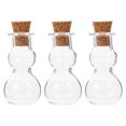 thumbnail image 1 of Shisuyan Bouteille DIY avec Bouchon Transparent 3 Pcs 1.2X0.6In, 1 of 8