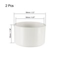thumbnail image 2 of Unique Bargains 50mm PVC Pipe Cap Fitting Slip Socket External End Caps(2-pack), 2 of 3