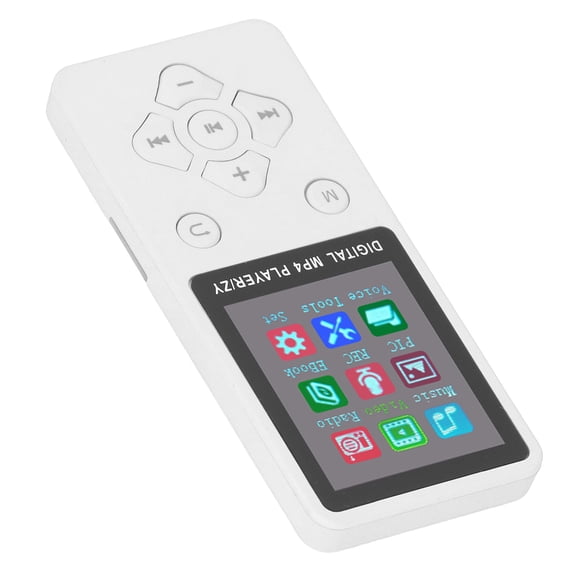 Lecteur de Musique, Lecteur Mp3 & Mp4 avec Écran Couleur BT 5.0 et 1.8 Pouces Lecteurs Audio Numériques, Son HiFi Lecteur de Musique, Mini Design Idéal pour le Sport Supporte Étendu jusqu'à 128 Go