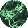 thumbnail image 1 of Ahgly Company Machine Washable Indoor Round Transitional Dark Forest Green Area Rugs, 6' Round, 1 of 7