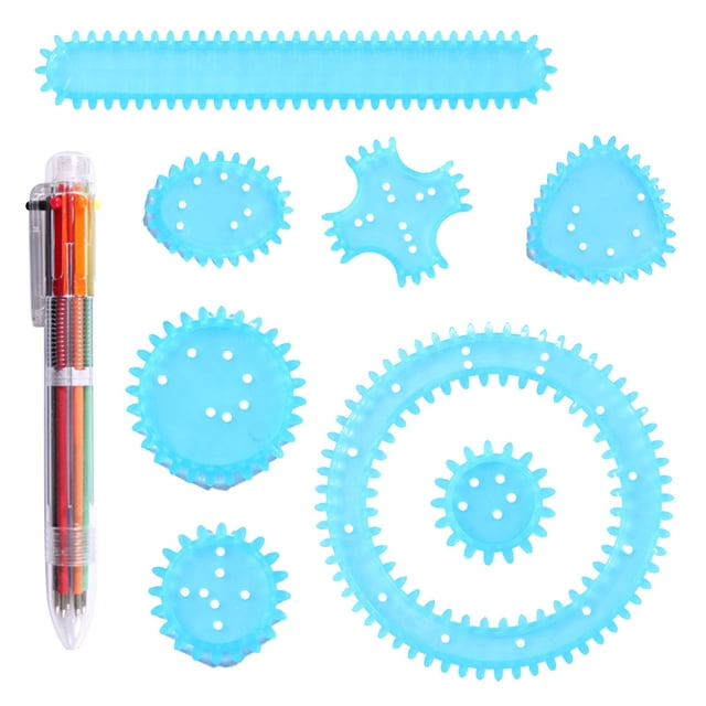Ensemble de Dessin 4-en-1 avec Tableau d'Instructions Stylo Motif