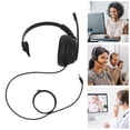 thumbnail image 1 of Telephone Headset, Plug And Play Noise Reducing Business Headset Comfortable Wearing  For Call Centers For Office, 1 of 8