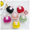 thumbnail image 2 of Little Girls' Cute Rabbit Crossbody Purse Small Bow Shoulder Bag Handbag for Kids - Rose Red,Rabbit Head, 2 of 6