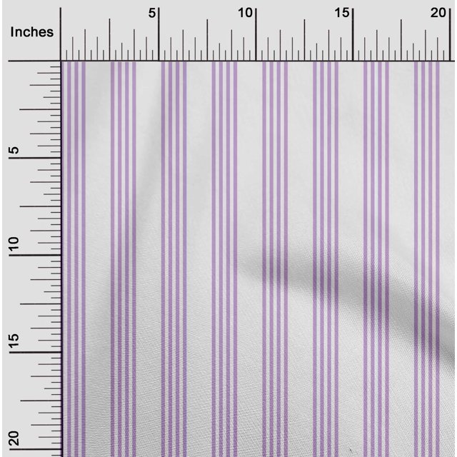 oneOone Polyester Lycra Fabric Vertical Stripe Decor Fabric Printed BTY 56 Inch Wide