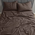 thumbnail image 3 of Nestl Queen Sheet Set, 1800 Series Microfiber Deep Pocket 4 Piece Bed Sheet Set, 3 of 8