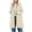 Light Yellow, variant on Pisexur Long Puffer Vest Women Sleeveless Quilted Jacket with Pockets Fall Fashion Zip Up Hooded Vest Outerwear Winter Warm Vest for Women S-2XL Black