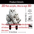 thumbnail image 3 of Fridja Clearance White Owls Home Decorative Ground Insert Garden Sign Outdoor Pots Decorative Ground Insert, 3 of 6