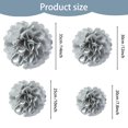 thumbnail image 2 of pitrice Paper flower ball gray 5103, 2 of 9