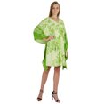 thumbnail image 2 of Bimba Robe Caftan Imprimée Maxi Robe Robe pour Femmes Tenue de Plage Courte Couvre-Maillot, 2 of 7