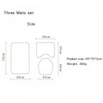 thumbnail image 2 of 4PCS Christmas Shower Curtain Set with 12 Hooks Christmas Shower Curtain Sets for Bathroom Non-Slip Rug  Toilet Lid Cover and Bath Mat   Snowman Shower Curtains, 2 of 5