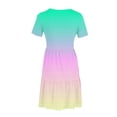 thumbnail image 5 of Amzcrzy Robes pour Femmes Robes Décontractées pour Femmes Robes d'Été Décontractées à Manches Courtes Robe T-Shirt à Étages Mini Robes avec Poches Robes Décontractées pour Femmes, 5 of 5