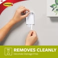 thumbnail image 3 of Attaches pour toiles Command Jumbo, supporte 2,27 kg (5 lb), usage intérieur, blanc, 1 attache murale, 4 paires de bandes adhésives, 3 of 3