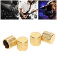 thumbnail image 4 of Bass Knob, Potentiometer Knob 4Pcs Easy Installation Professional Metal  For Replacement Silver,Black,Gold, 4 of 8
