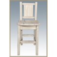 thumbnail image 1 of Montana Woodworks MWHCBSWNRLZBEAR Homestead Back Barstool with Laser Engraved Bear Design, 1 of 1