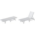thumbnail image 2 of Paradise réglable Adirondack Plastic Chaises d'extérieur (Lot de 2), 2 of 9