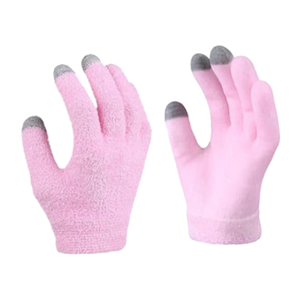 1 Pairs Gel Screen Gloves Mittens Kids Dry Hand Gloves Kids Touchscreen Gloves Hand Beauty Gaming Finger Cover Gloves Moisturizing Bath Daily Use Yarn Skin Gel