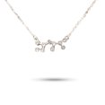 thumbnail image 1 of Ins Constellations Theme Friendship Necklace Rhinestone Comfortable Delicate with Display Card Pendant for Lover Festival Gifts Sagittarius Silver, 1 of 6