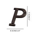 thumbnail image 2 of WRKEKC Clearance Alloy Wrought Iron Number Letter DIY House Letter, 2 of 2