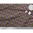 thumbnail image 3 of Soimoi Silk Fabric Aztec Geometric Fabric Prints by Yard 42 Inch Wide, 3 of 3