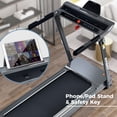 thumbnail image 2 of LHYY Folding Electric 3.5HP Treadmill Medium Running Machine Motorised Gym 330lb,Portable Compact Treadmill Foldable for Home Gym Fitness Workout Jogging Walking,Electric Motorized Power 14KM/H, 2 of 8