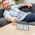 thumbnail image 4 of EGNMCR Sound Machine LED Electronic Alarm Clock Style Clock Battery Plug-in-purpose Student Alarm Clock Temperature Display alarm clock sound, 4 of 7