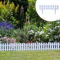 thumbnail image 4 of Meitianfacai PVC Cottage Yard Fence Outdoor Small Fence Connectable Design Insert Ground Walkway Mini Fence Garden Patio Home Sideway Fence on Clearance, 4 of 6