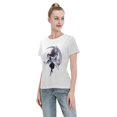 thumbnail image 4 of T-Shirt Basique à Manches Courtes pour Femmes Demon Slayer Ninja Papillon, 4 of 6