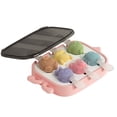 thumbnail image 3 of Reusable Ice Cream Popsicle Molds for Homemade Frozen Treats and Snacks, 3 of 3