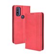 thumbnail image 1 of Compatible with Motorola Moto G Pure Case Magnetic Closure Vintage Pattern PU Leather Wallet Cover with Card Slots-Red, 1 of 5