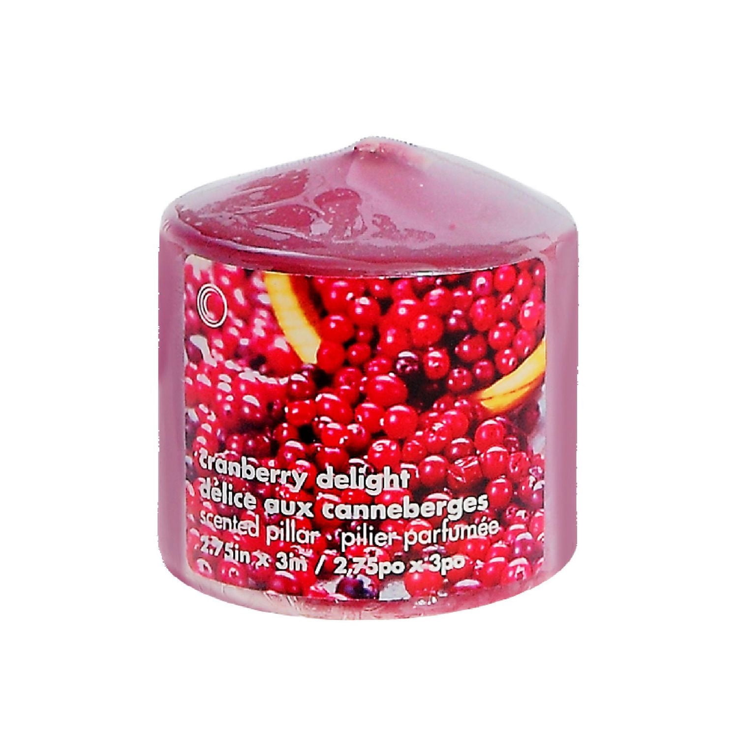 2.75" X 3" Pilier Parfumé (Délice Aux Canneberges) - Set of 4