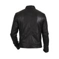 thumbnail image 2 of Black Leather Biker Jacket Motorcycle Jackets For Men Leather Racing Jacket Motorcycle Leather Jacket Mens Black Leather Motorcycle Jacket size L, 2 of 3