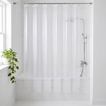 Doublure de douche en PEVA légère et imperméable Mainstays, 178 x 183 cm, givrée