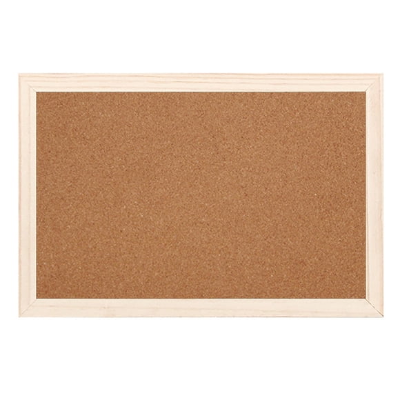 Pure Cork Solid Wood Frame Hanging Message Board, Cork Board Bulletin Board 12" X 16"Framed Corkboard Black Frame Decorative Hanging Pin Board Perfect for Home Decor Home School Message Board or Board
