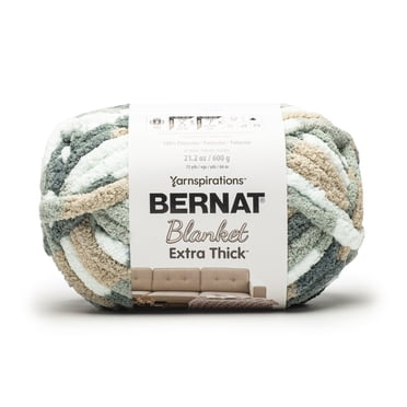 Bernat® Blanket Extra Thick™ #7 Jumbo Polyester Yarn, Slate 21.2oz/600g 72 Yards