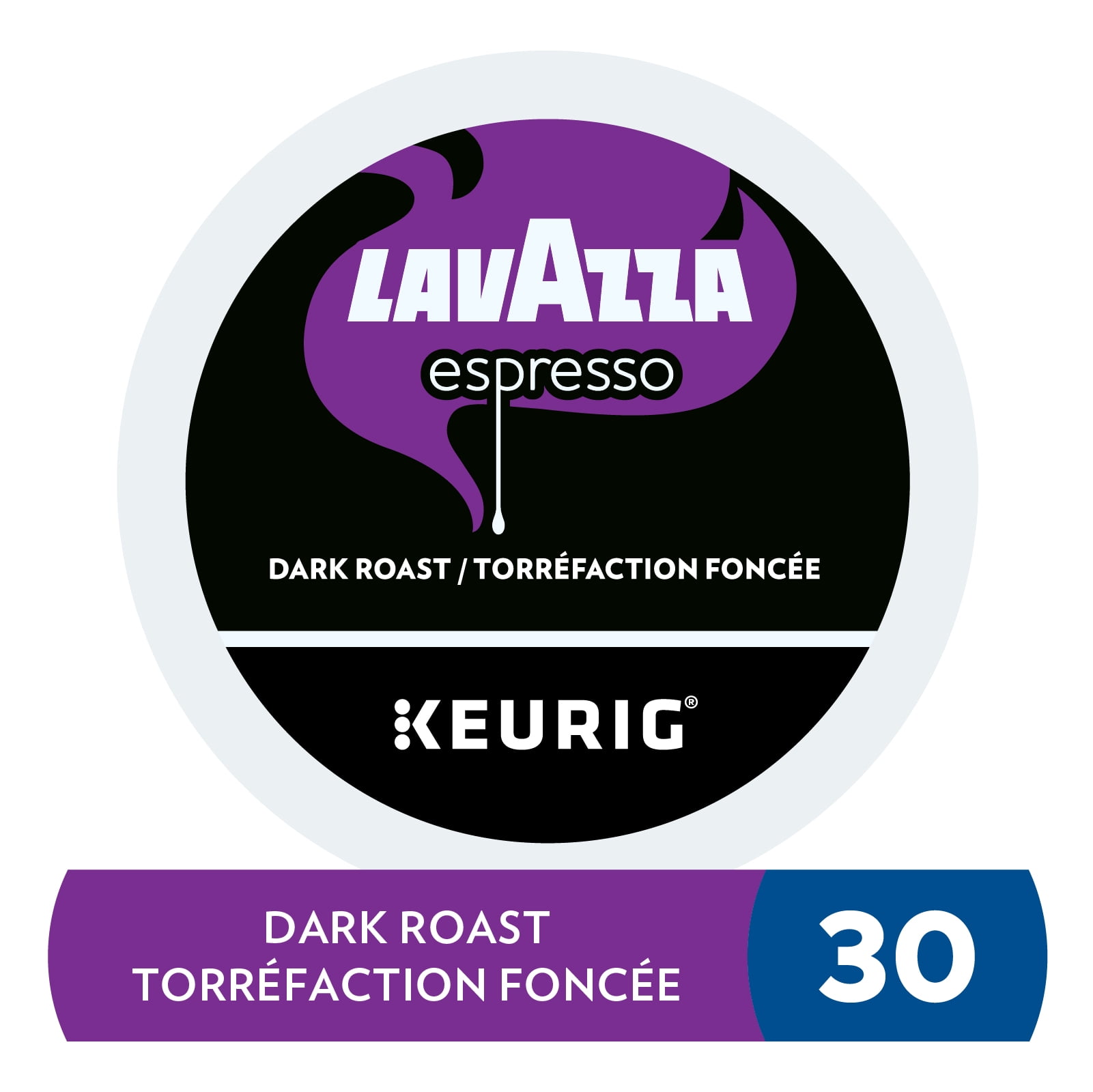 Lavazza Espresso, Torréfaction Foncée, Capsules de Café K-Cup, 30 Capsules