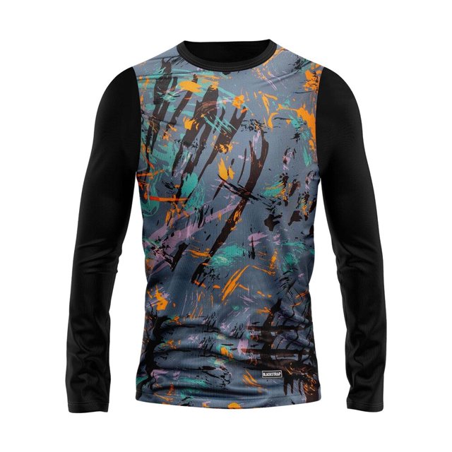 BLACKSTRAP Kid's Therma Crew Baselayer Top Splash Glow, XS