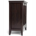 thumbnail image 4 of Simpli Home Armoire Basse de Rangement en Bois Massif Amherst, Brun Hickory, 4 of 8