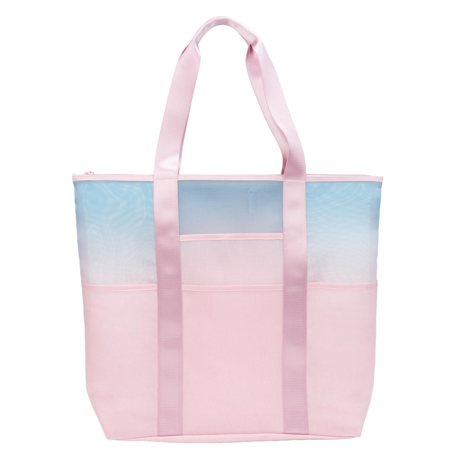 Sac fourre-tout en mesh à poches multiples pour femme adulte Time and Tru
