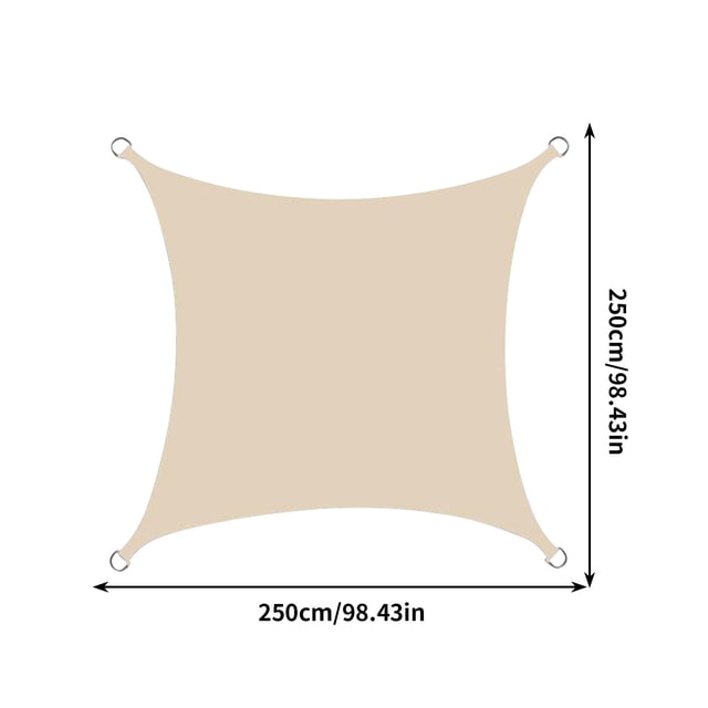RXIRUCGD Sun Protection Triangular Shade Garden Swimming Pool AntiUV Shade Cloth Tarpaulin