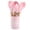 Rose, variante sur Poêles en Acier Inoxydable pour la Cuisson Cuisson Poêle Antiadhésive Seau de Rangement Manche en Bois Batterie de Cuisine en Silicone Ensemble de 12 Pcs en Silicone Ensemble de Poêles en Acier Inoxydable