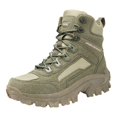thumbnail image 1 of Men's Ankle Boots Comfortable Breathable Hiking Camping Durable Non- Side Zipper Work Boots for All-Day Use, 1 of 7