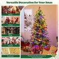 thumbnail image 4 of Costway 7.5 FT Artificial Christmas Tree with 1162 Branch Tips 380 LED Lights 3 Timers Remote, 4 of 10