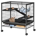 thumbnail image 1 of PawHut Small Animal Cage with Hammock, 3-Tier Ferret Cage Removable Tray, 1 of 8