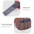 thumbnail image 4 of Jouet Yukriri Rouge WLOELOEW pour Enfants, Instrument de Simulation pour Débutants, Jouet Musical d'Éveil, Guitare pour Débutants, Instrument de Musique, Yukriri Portable, 4 of 7