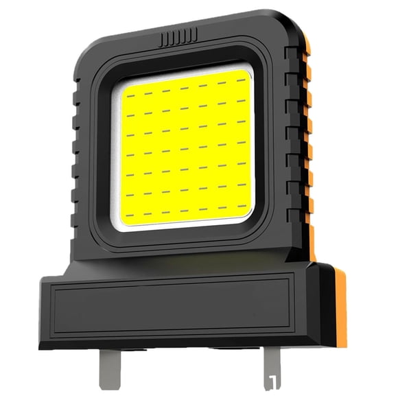 High Brightness LED Work Light Plastic Floodlight Compatible with Power Tool Lithium Batteries Universal Lighting for Worksite DIY Projects