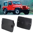 thumbnail image 4 of 56001378, Good Light Transmission Perfect Fit Front Turn Signal Light Lens Durable Parking Lamp Lens  For Cars Black, 4 of 8